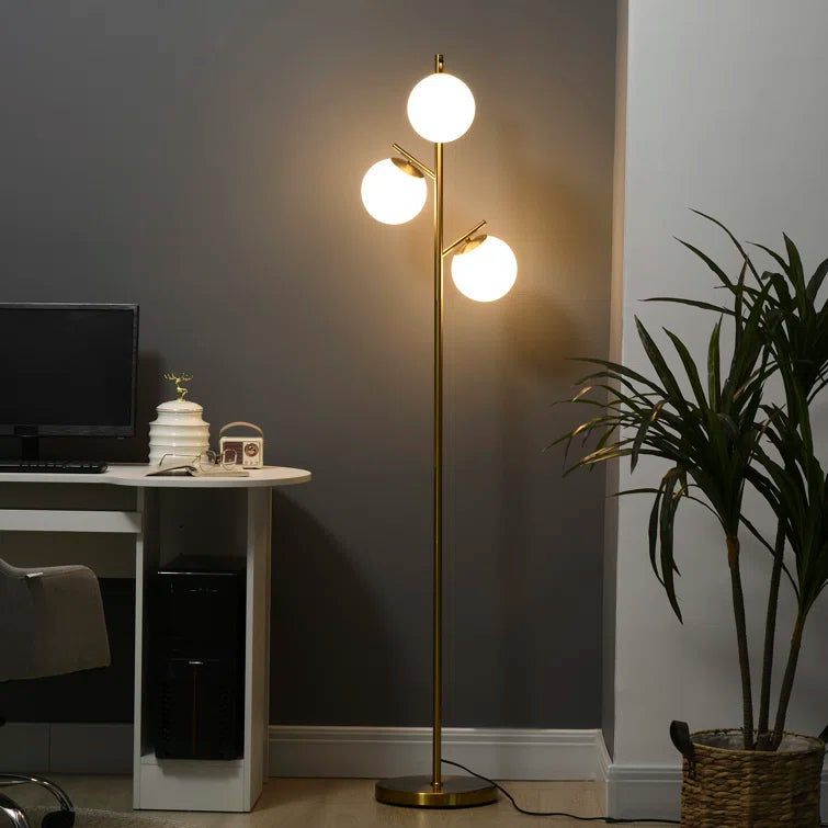 169cm Tree Floor Lamp, Gold