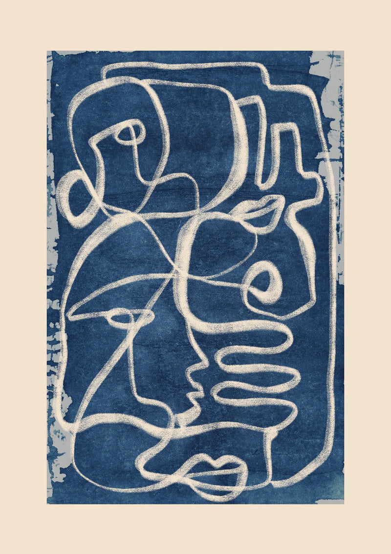 Abstract line art 200, 50x70cm