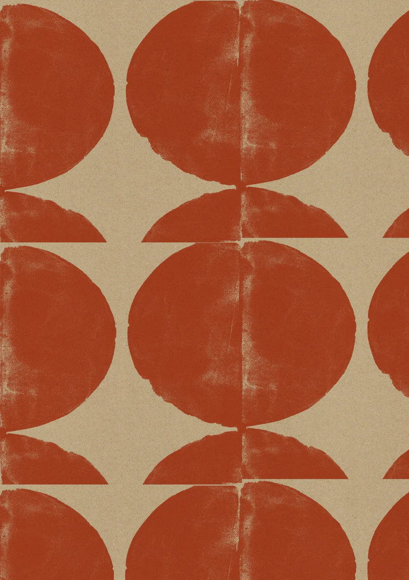 Terracotta abstract shapes, A1