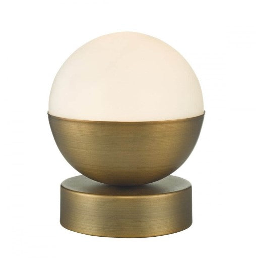 AND4142 Andre Table Lamp Aged Brass Touch