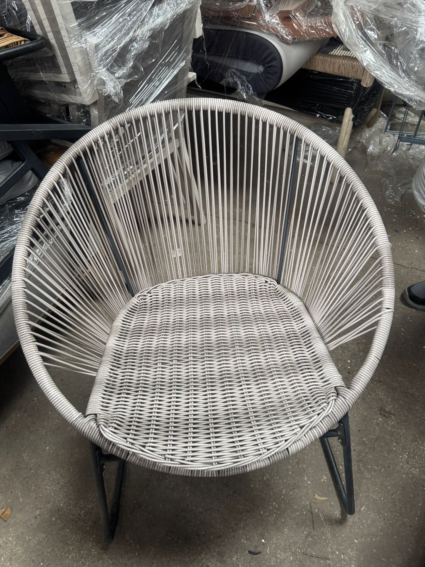 Charles Bentley Grey Armchair