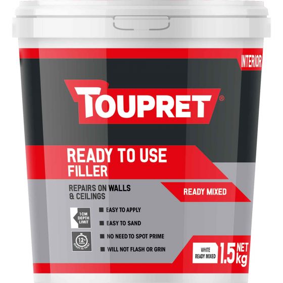 TOUPRET Ready To Use Filler 1.5kg Red Int