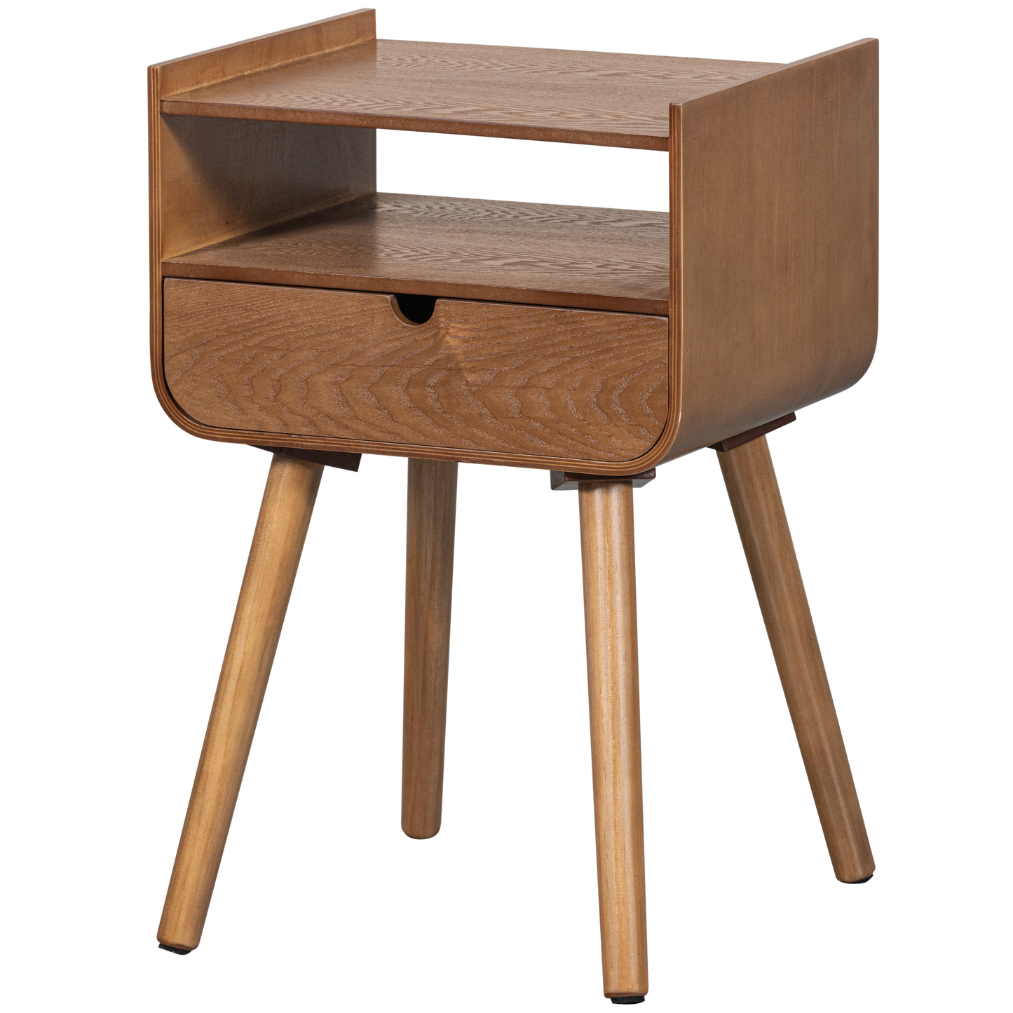 WOOOD Nils nightstand/side table wood natural, 54x36x30cm
