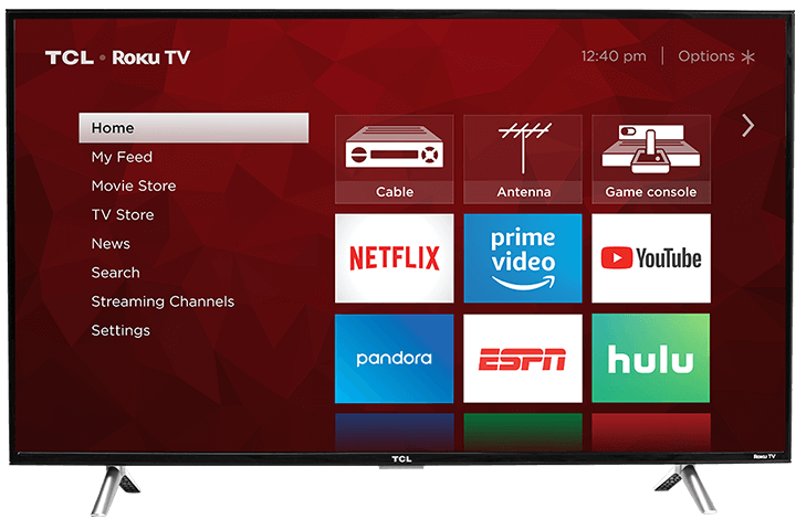 TCL 43" Class 4-Series 4K UHD HDR Roku Smart TV