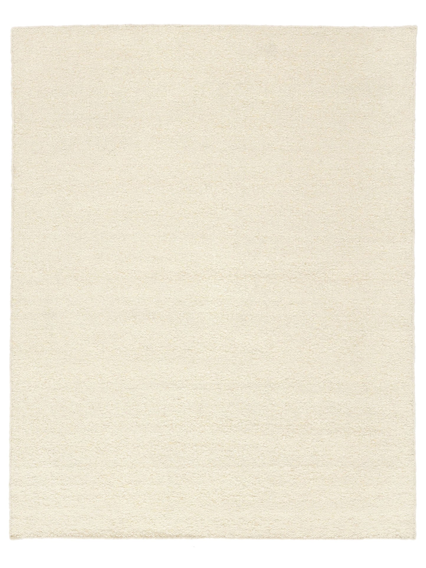 Popcorn - Natural White Wool Rug 250 x 350 cm