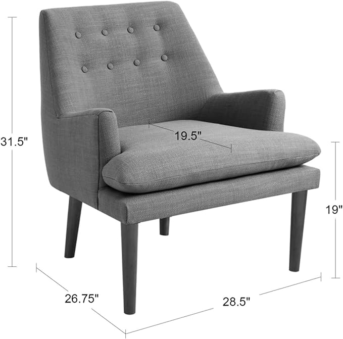 Bishilin Accent Chair, 28.5"D x 26.75"W x 31.5"H