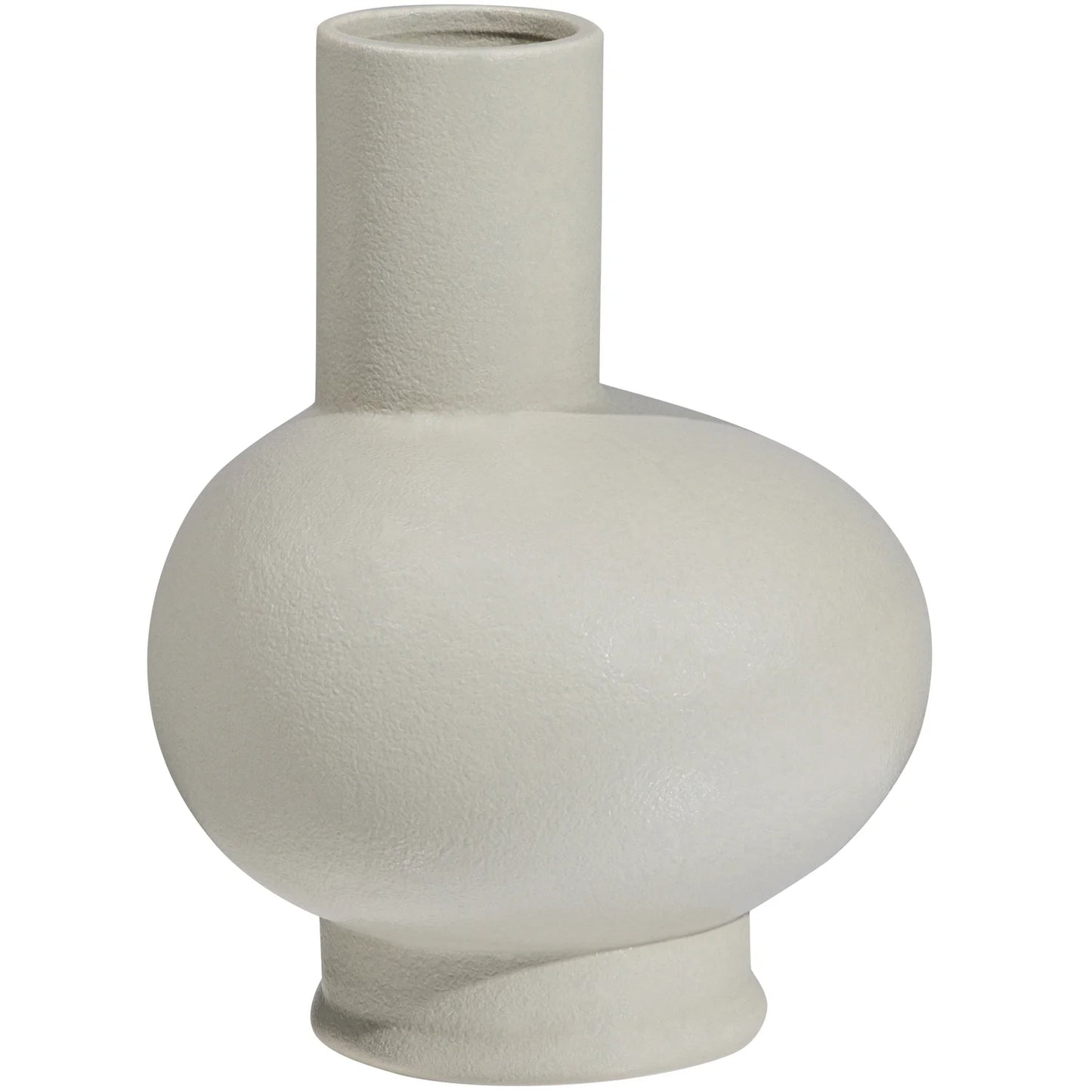 BePureHome TANK VASE GLOBE PORCELAIN ANTIQUE BEIGE 22CM