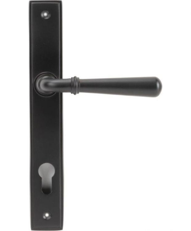 Aged Bronze Newbury Slimline Lever Espag. Lock Set