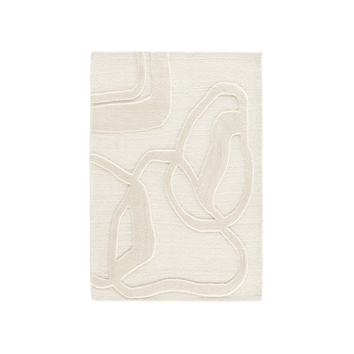 Caila Abstract Wool Rug, 160x230cm