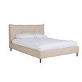 Avery Boucle Bed - 5'- Latte (NR), 105.5x164x226cm