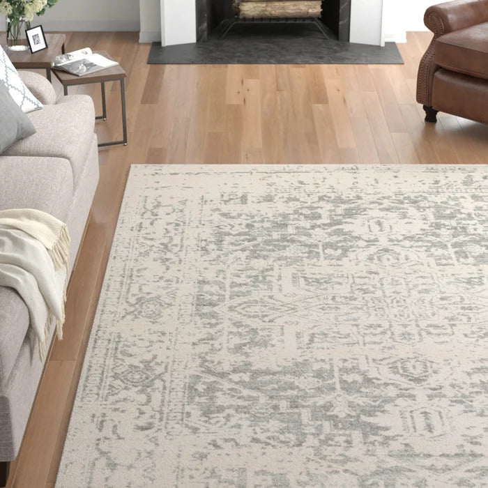 Brambach Power Loom Light Grey/Beige Rug, 220 x 160 x 0.65cm
