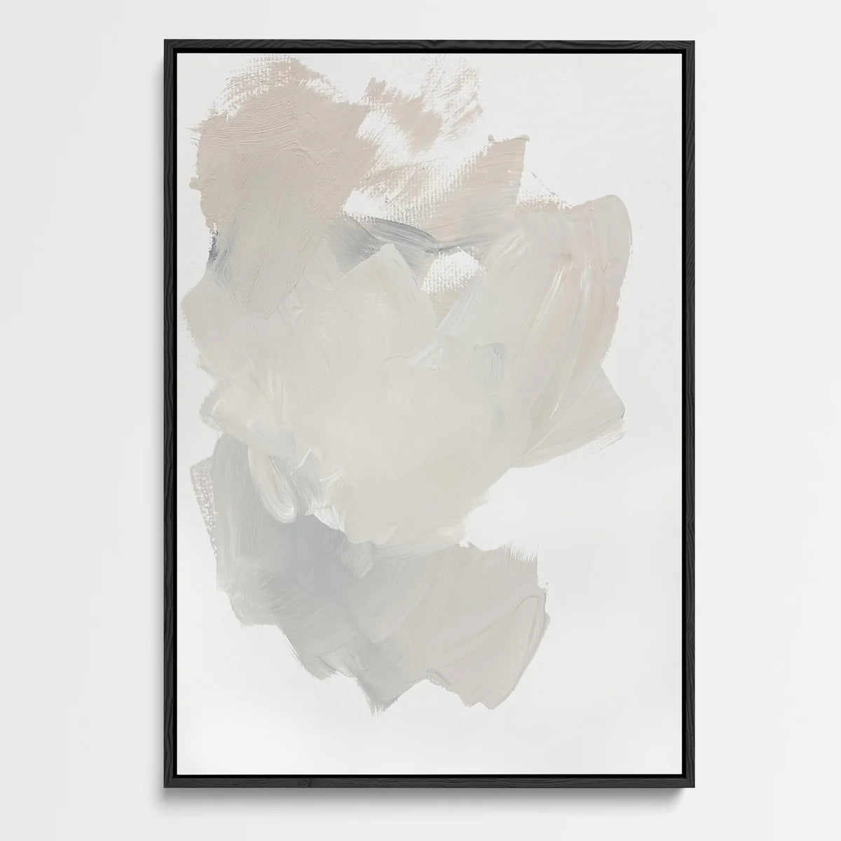 Serene Grey Skies Framed Canvas