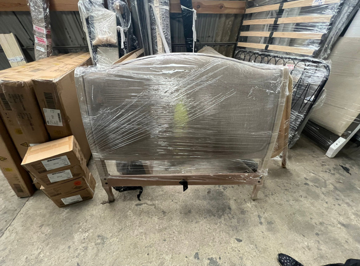 Grey Double Size Bed