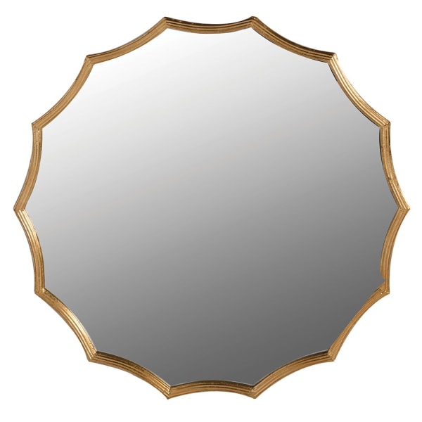 Gold Edge Wall Mirror, 100 X 100cm