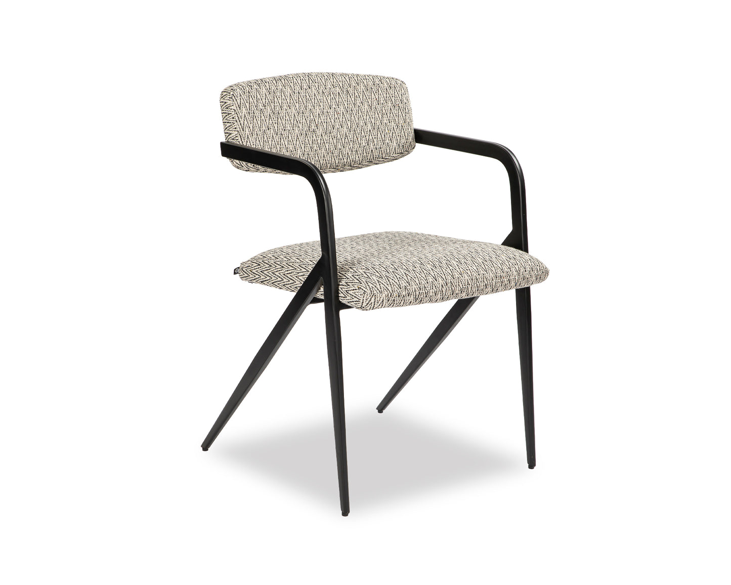 Alpar Dining Chair – Emporio Pattern Fabric, 50x56x70cm
