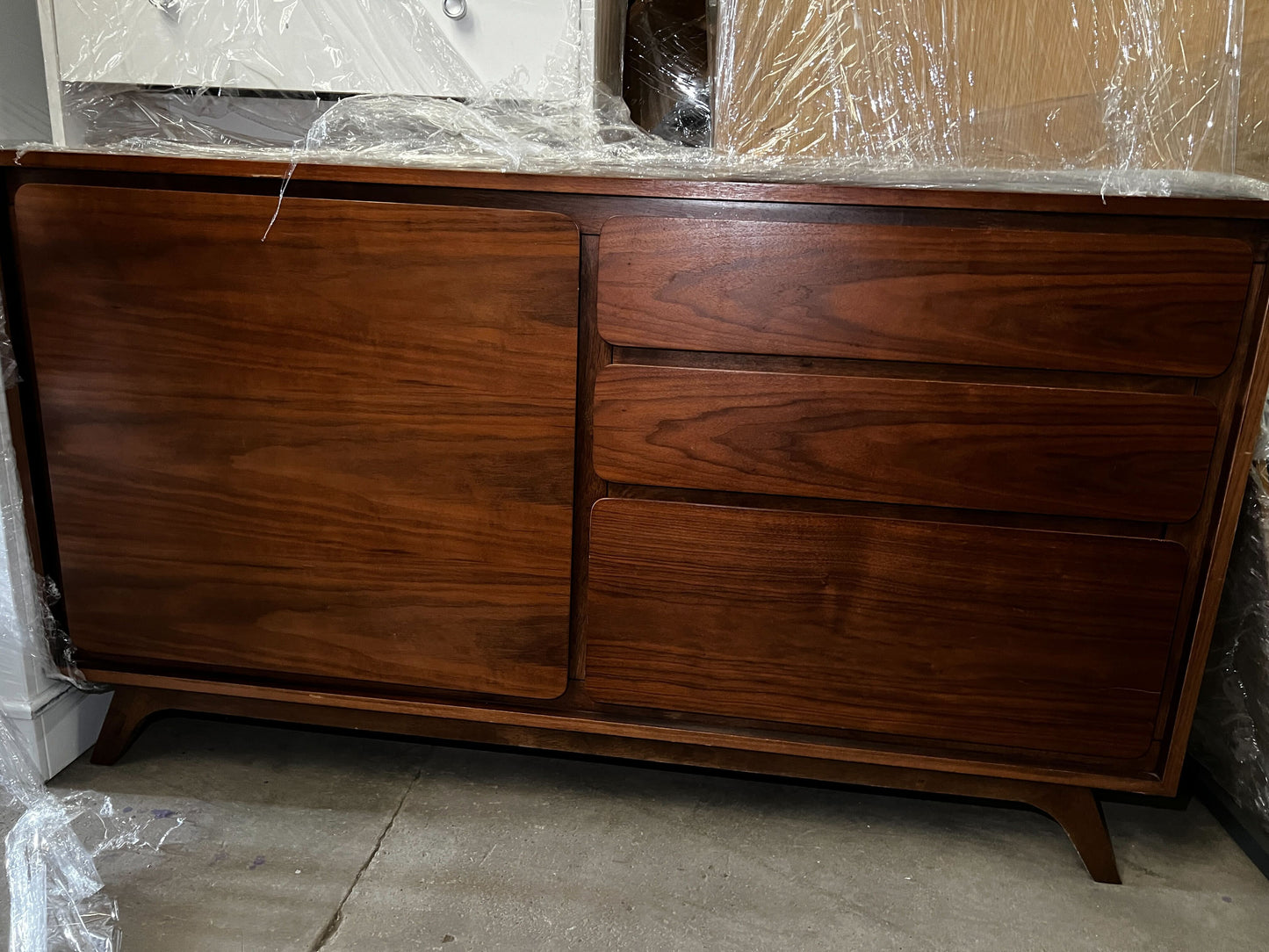 Midcentury Walnut Sideboard, 150x45x85cm