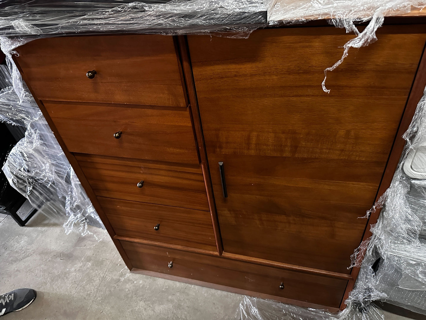 West Elm Mid-Century Chifforobe, 102x118x56