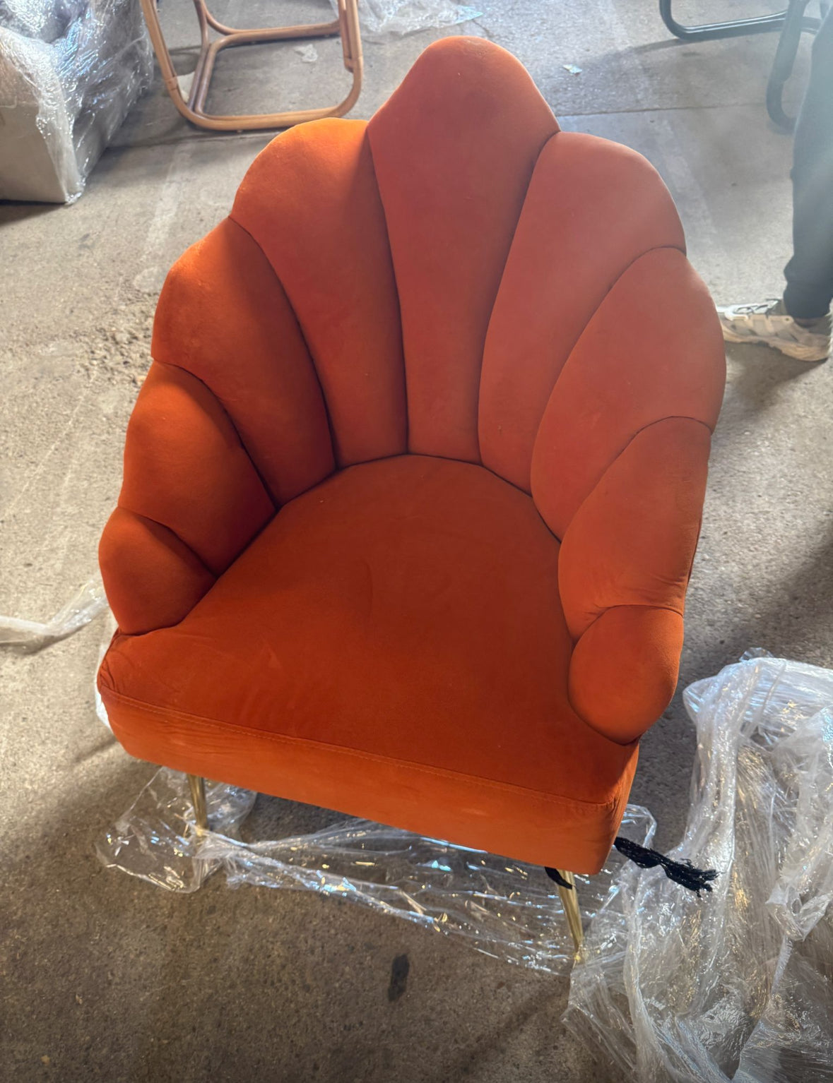 Scatterbox Pearl Chair Pumpkin