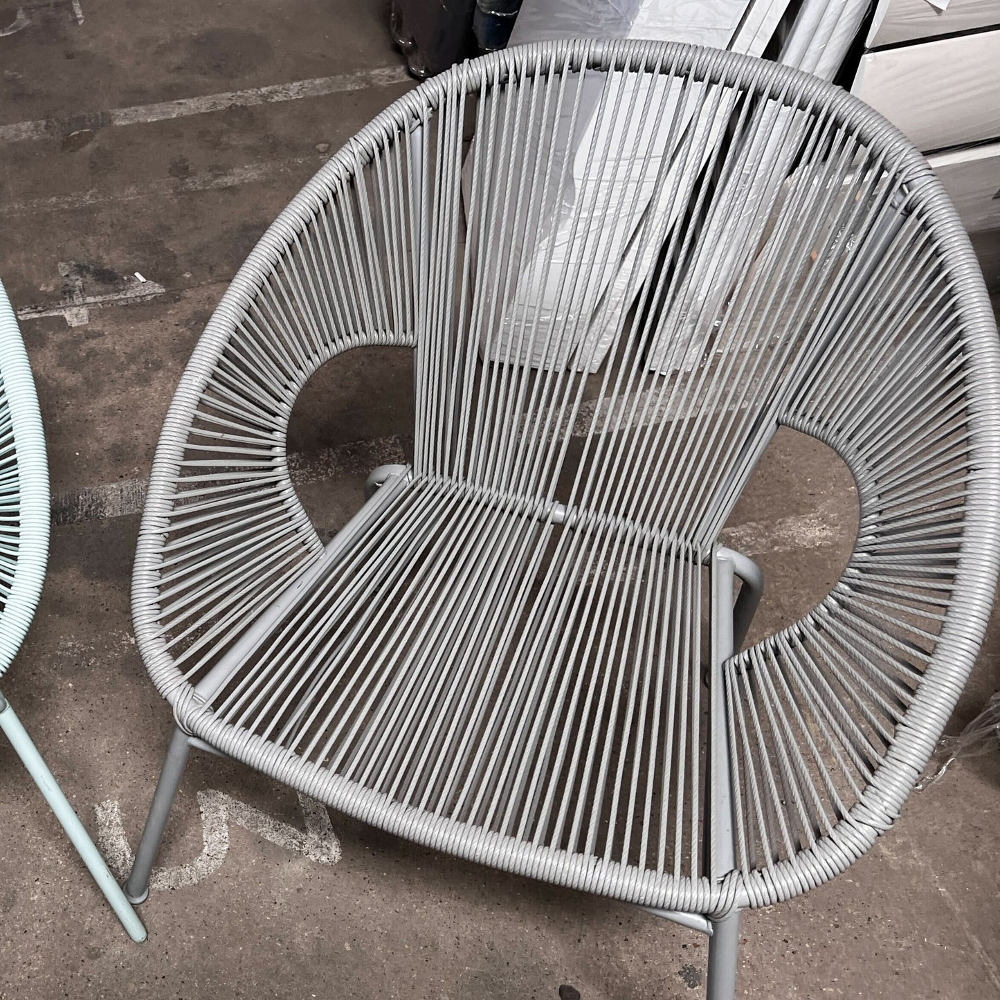 Grey Outdoor Chair