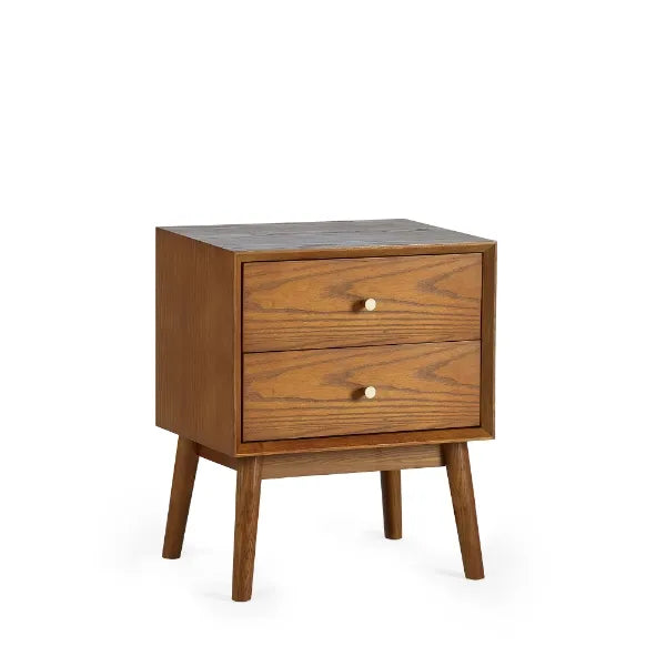 Lowry 2 Drawer Bedside, 61x38x46cm
