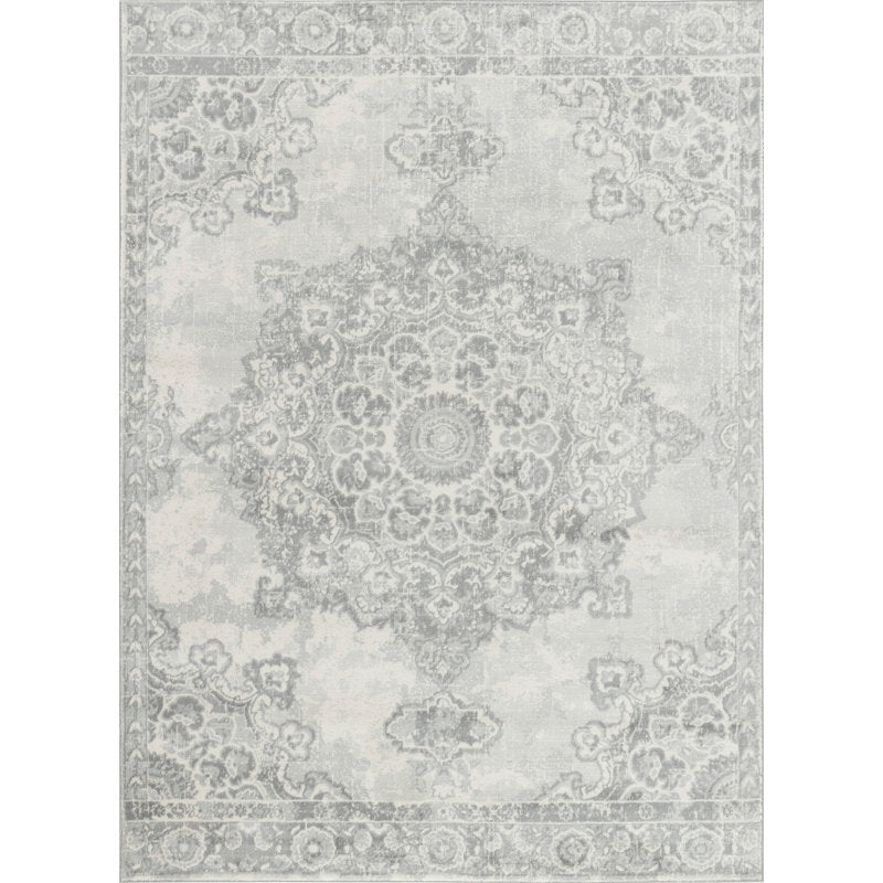 Maxence Power Loom Gray/Ivory Rug 160 x 220cm