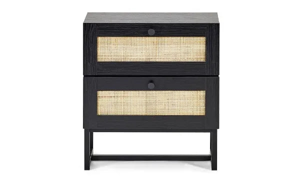 Padstow 2 Drawer Bedside, 55x50x30cm