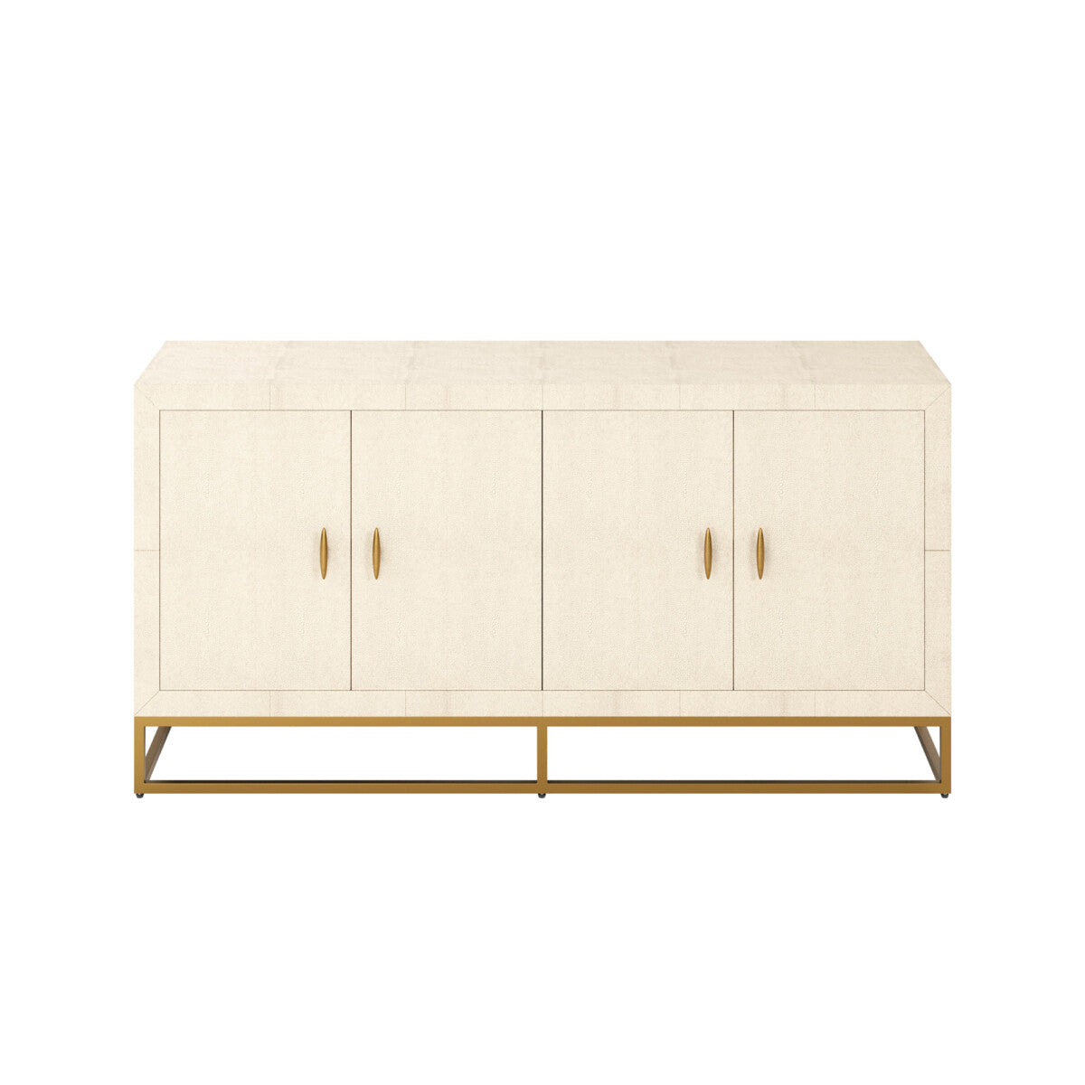 Hampton Sideboard | Ivory Shagreen - W160 x D45 x H80 CM