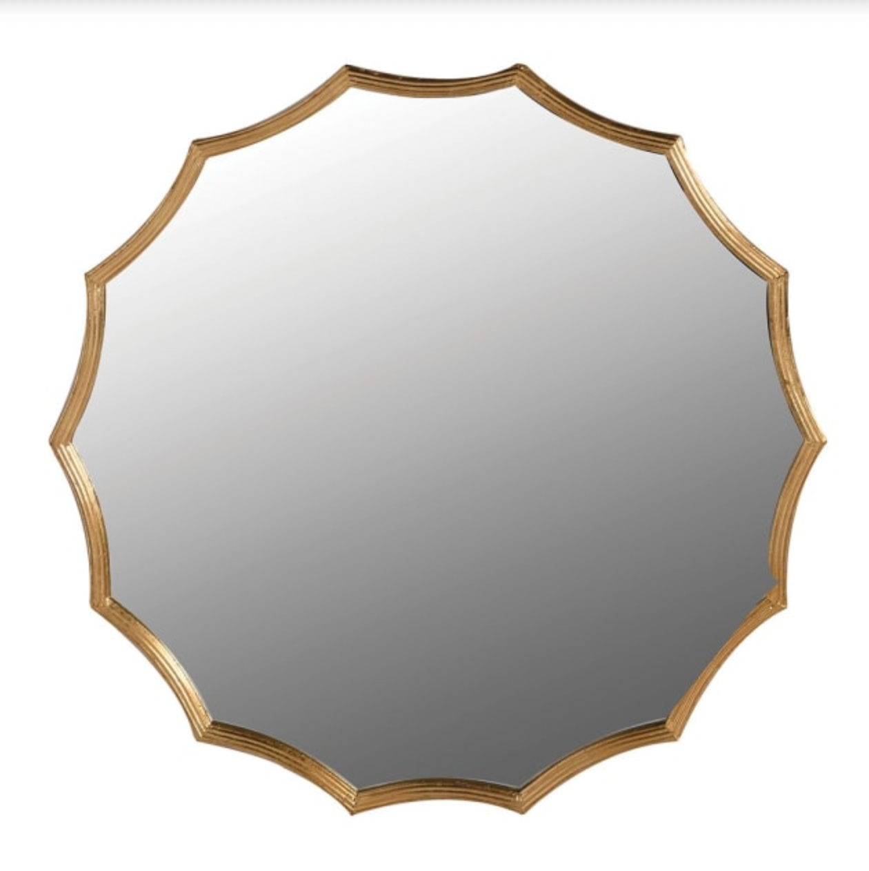Gold Edge Wall Mirror