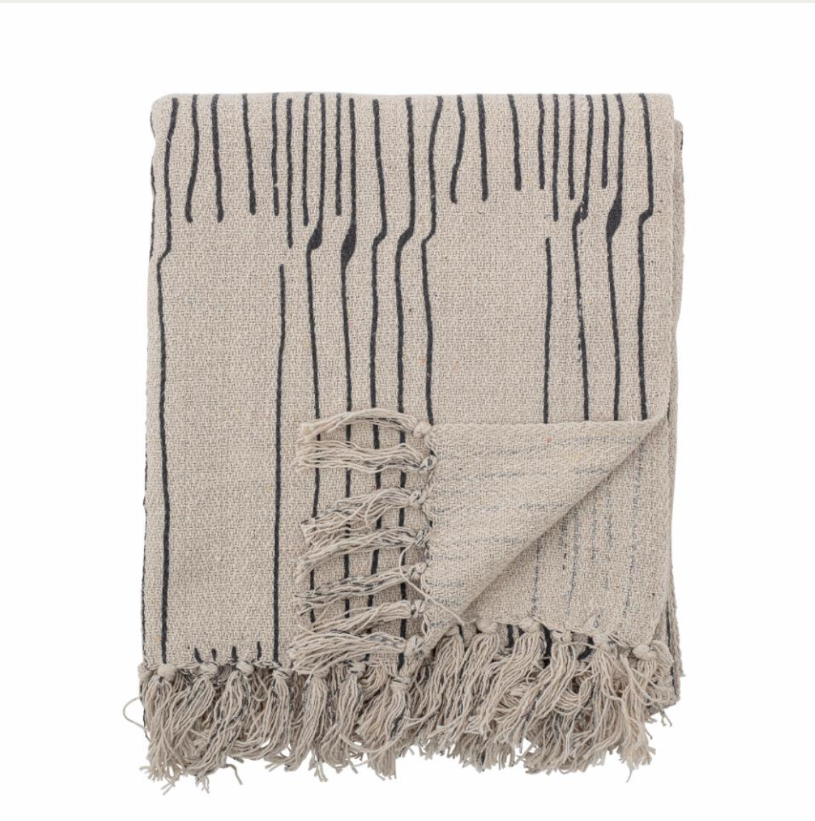 Celly Throw, Nature, Recycled Cotton
