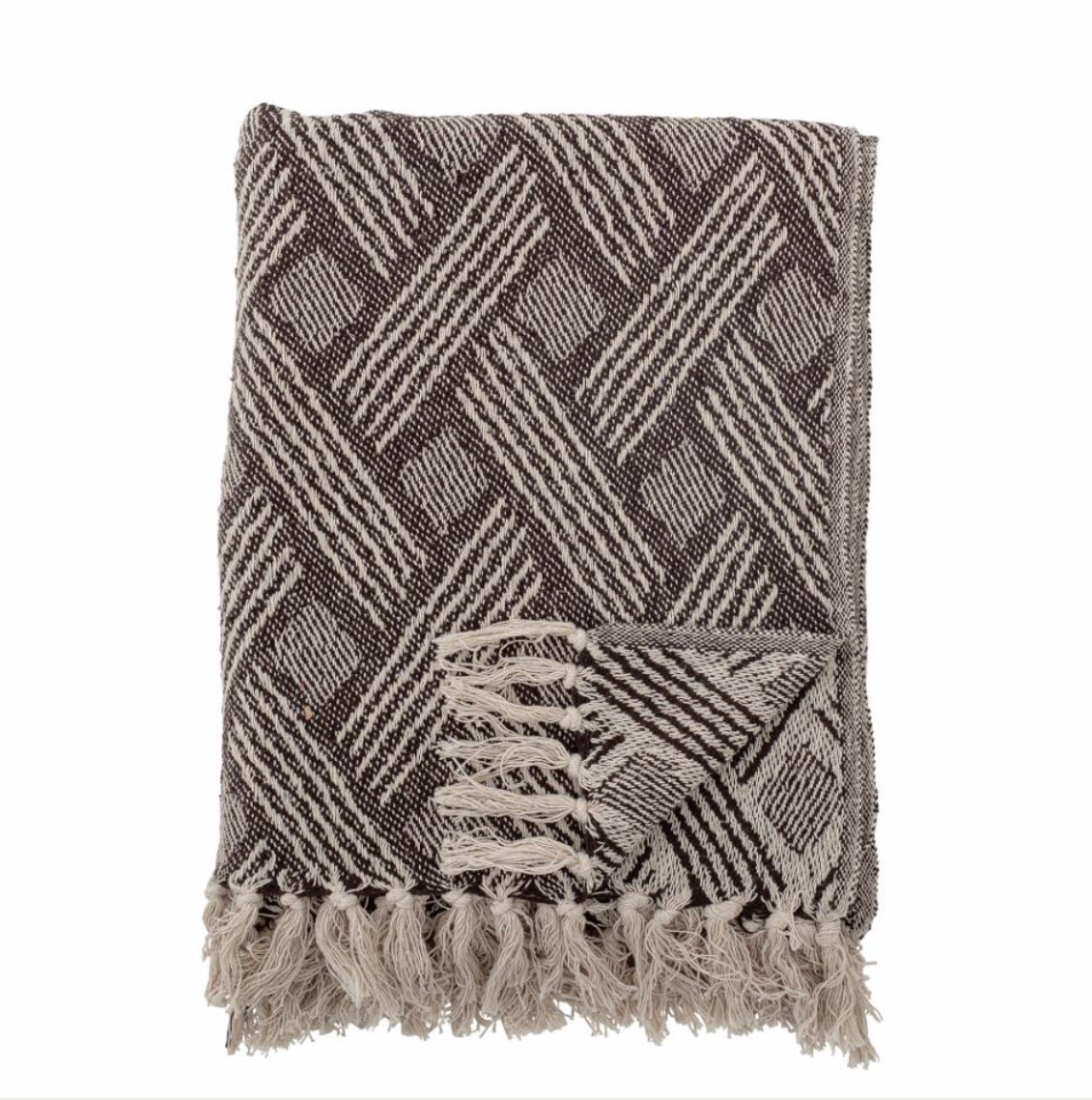Ghina Throw, Nature, Recycled Cotton