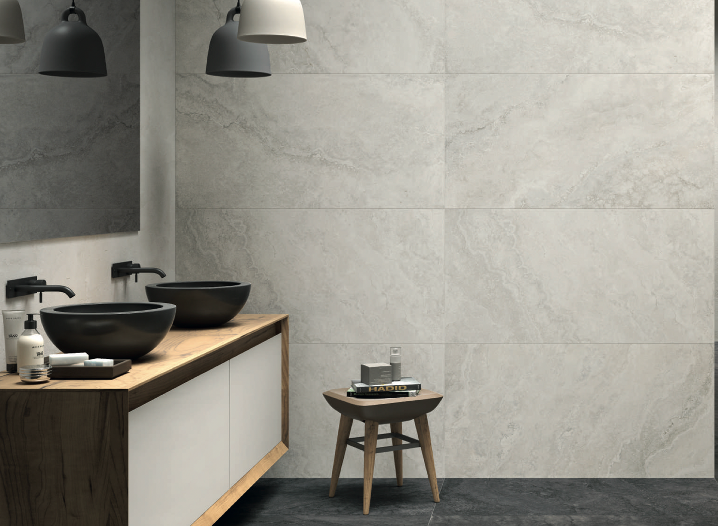 Cross Cut White 60x60