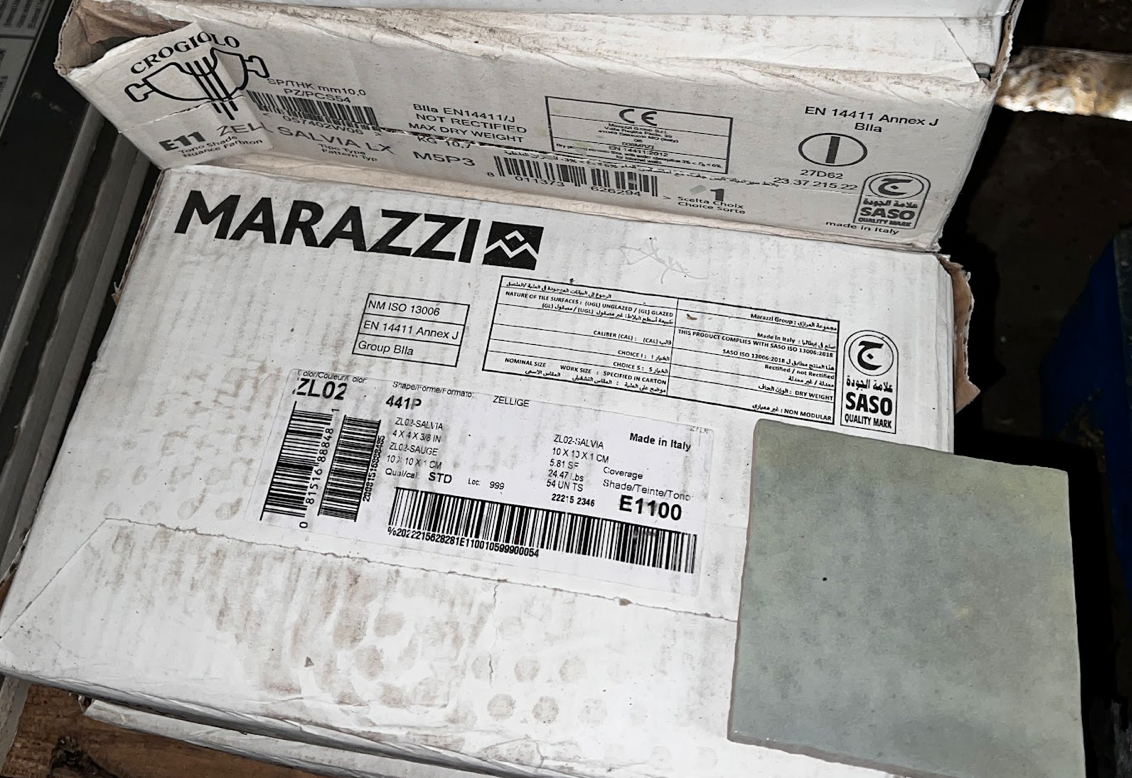 Marazzi Zellige Salvia 10x10 cm