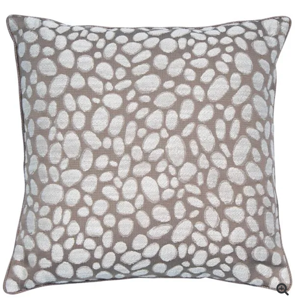 Malini Pebbles Taupe Cushion 43 x 43