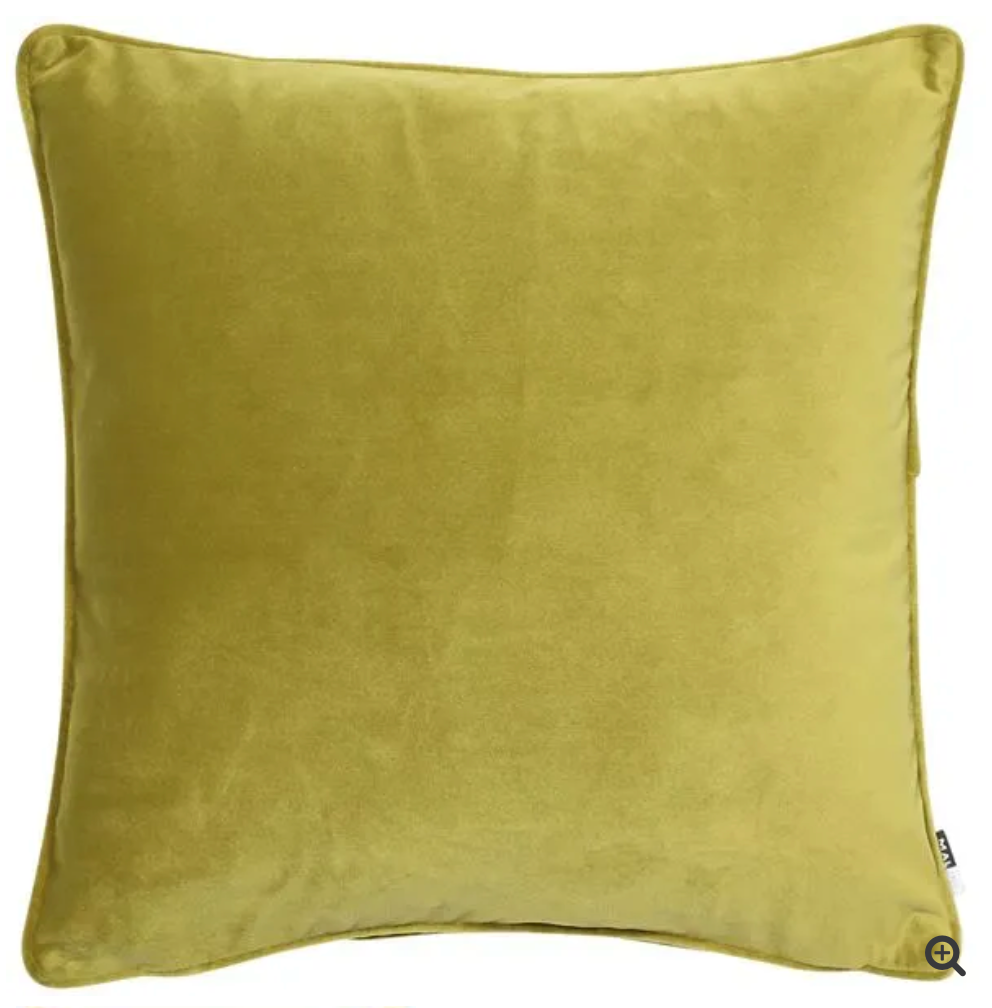 Malini Luxe Acidgreen Cushion 43 x 43