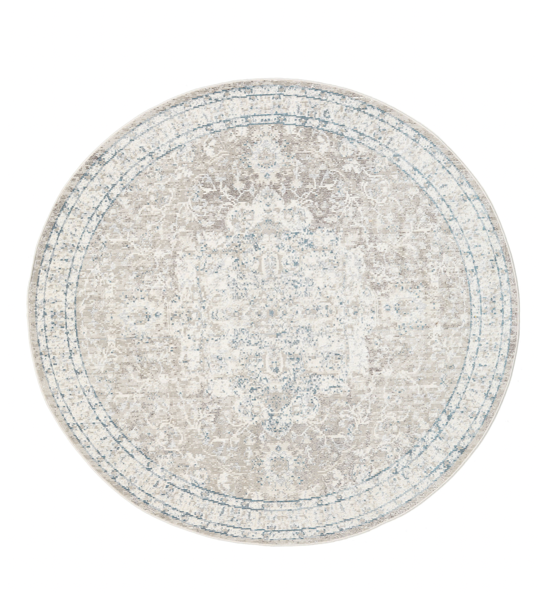 Nadia Rug - Cream white / Greige 200cm