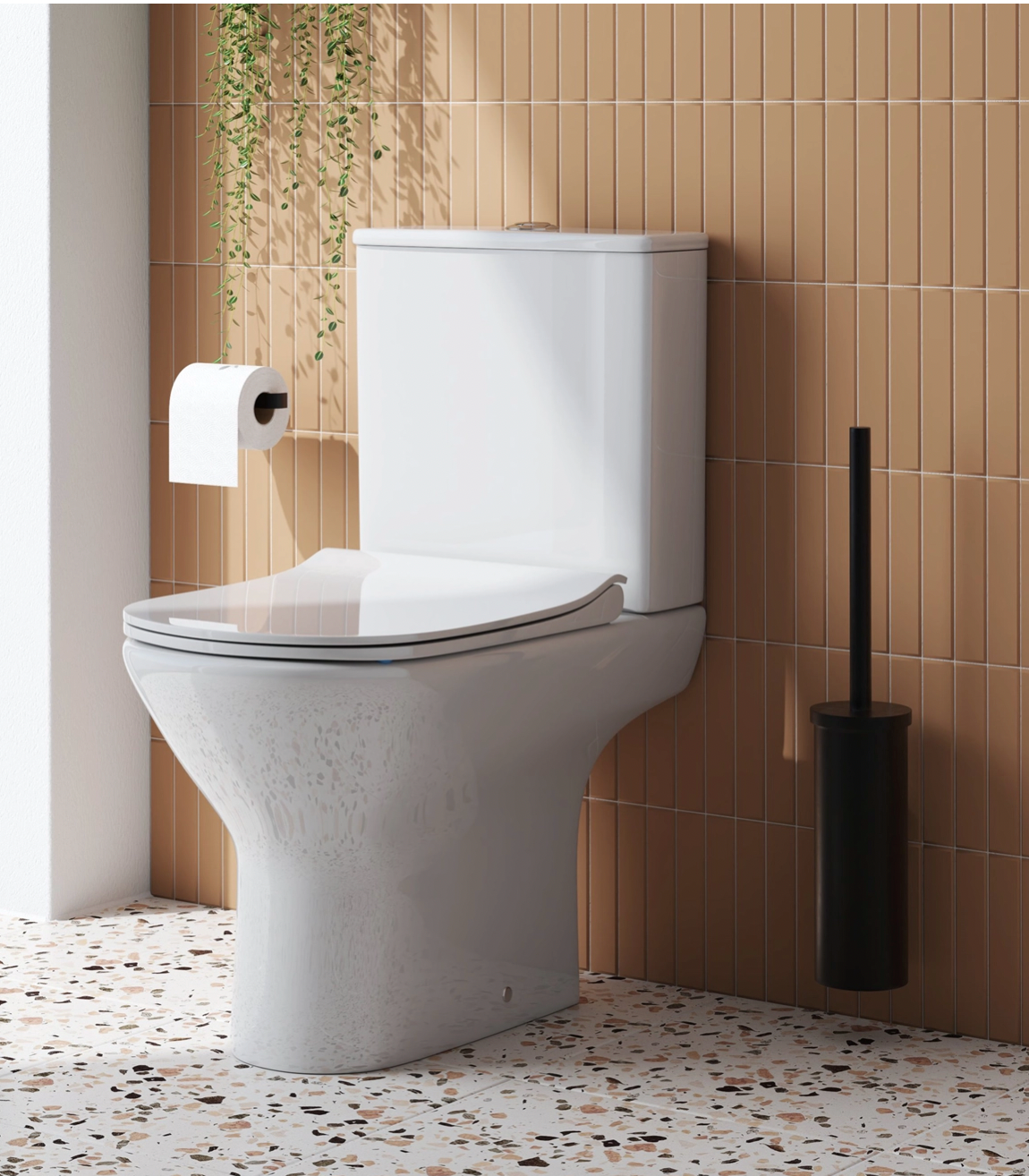 Harbour Acclaim Rimless Close Coupled Toilet & Soft Close Wafer Seat