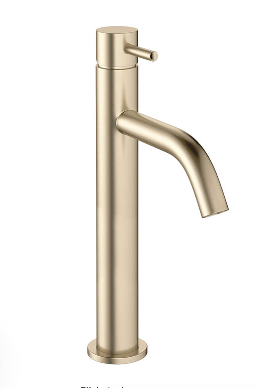 Crosswater MPRO Basin Tall Mixer Tap - Brushed Brass