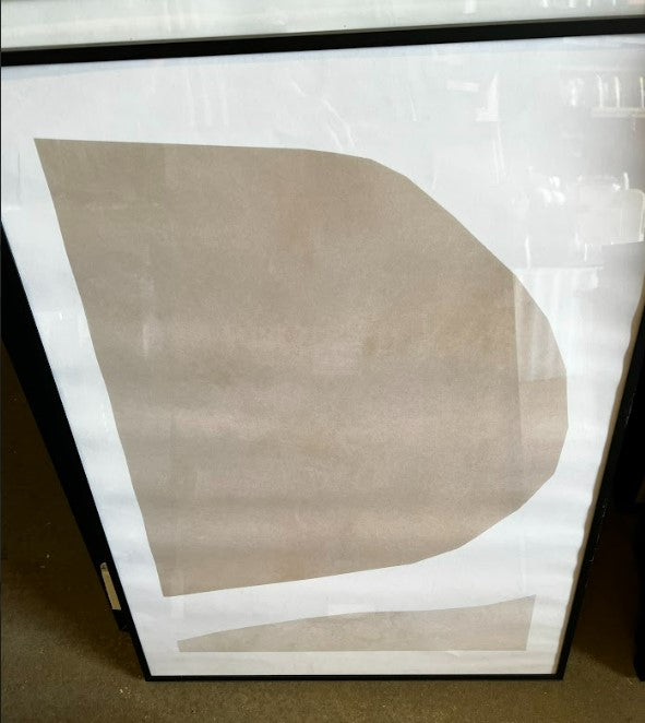 Beige Semi Circle Poster 50 x 70cm