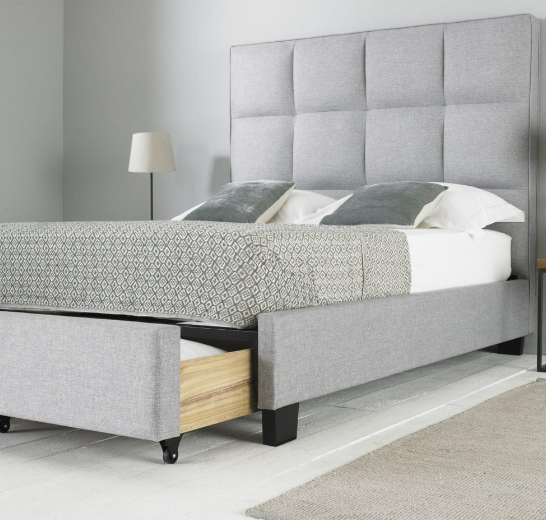 Palma 4'6" Bed Frame - Grey