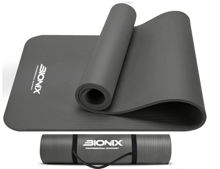 BIONIX Yoga Mat for Exercise - 180cm x 60cm
