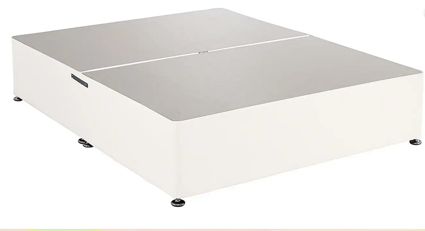 Universal Natural Linen Divan Base - Double