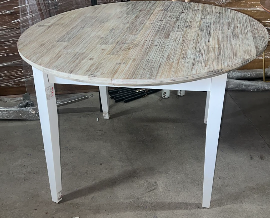 Rustic Round Dining Table