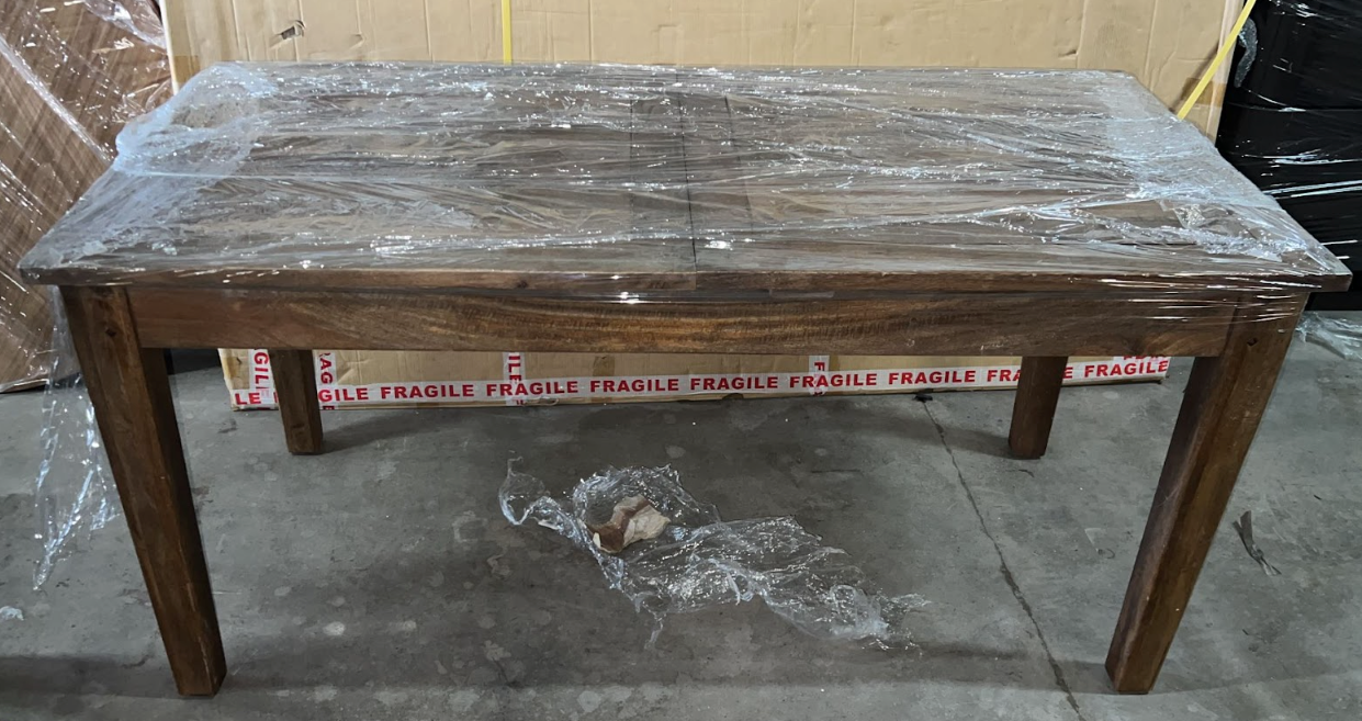 Wooden Dining Table, 75x160x80cm