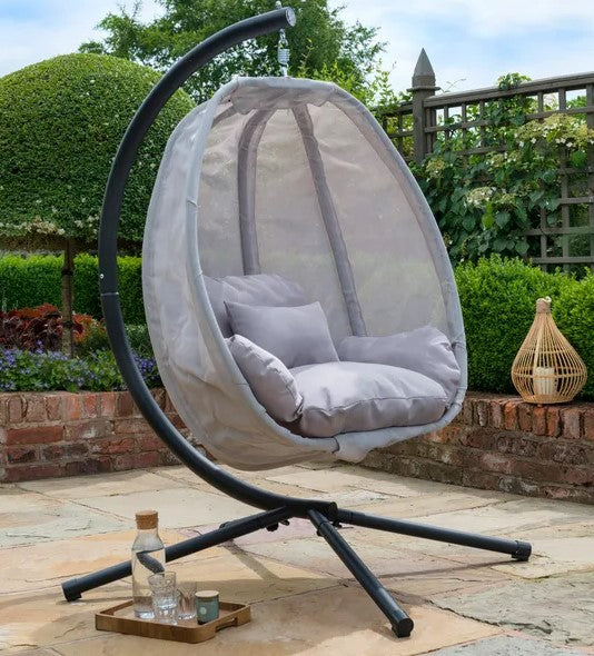 Grey Cocoon Egg Chair