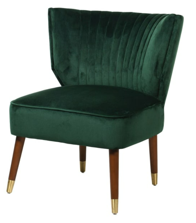 Basil Green Accent Chair, 80x68x68cm