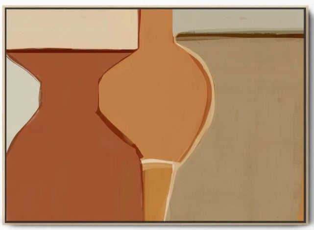 As You Are Abstract Canvas Art, XL, Natural Frame