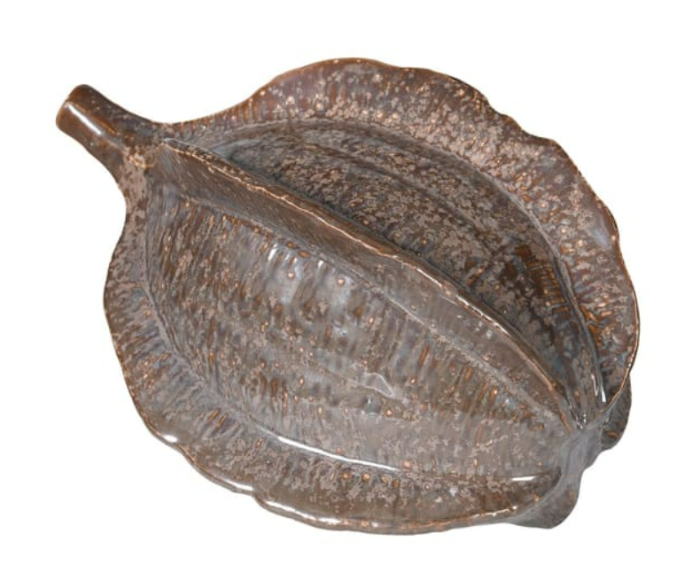 Brown Glazed Coco Pod