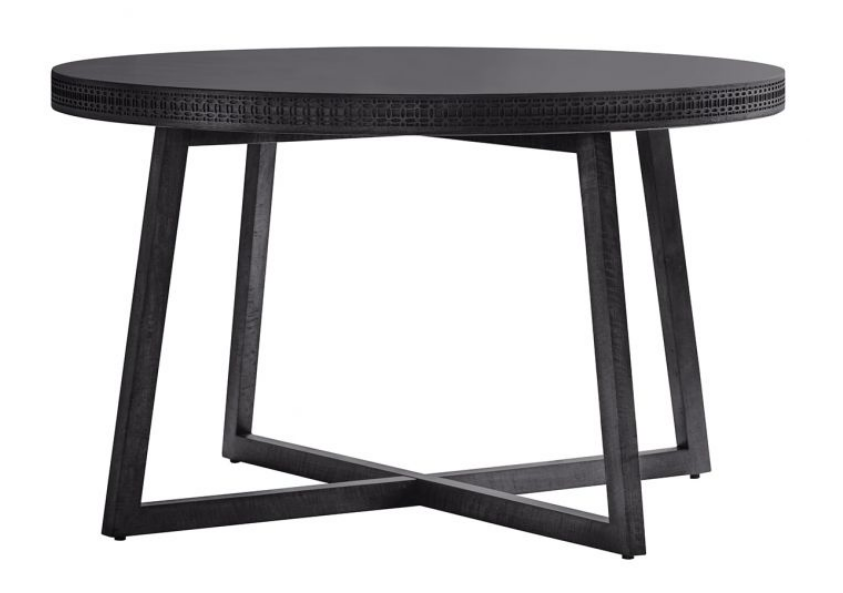 Boho Boutique Round Dining Table, 120x120x75cm