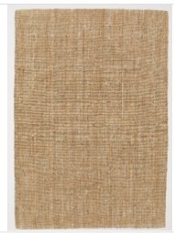 Sturdy jute rug 170cm x 240cm