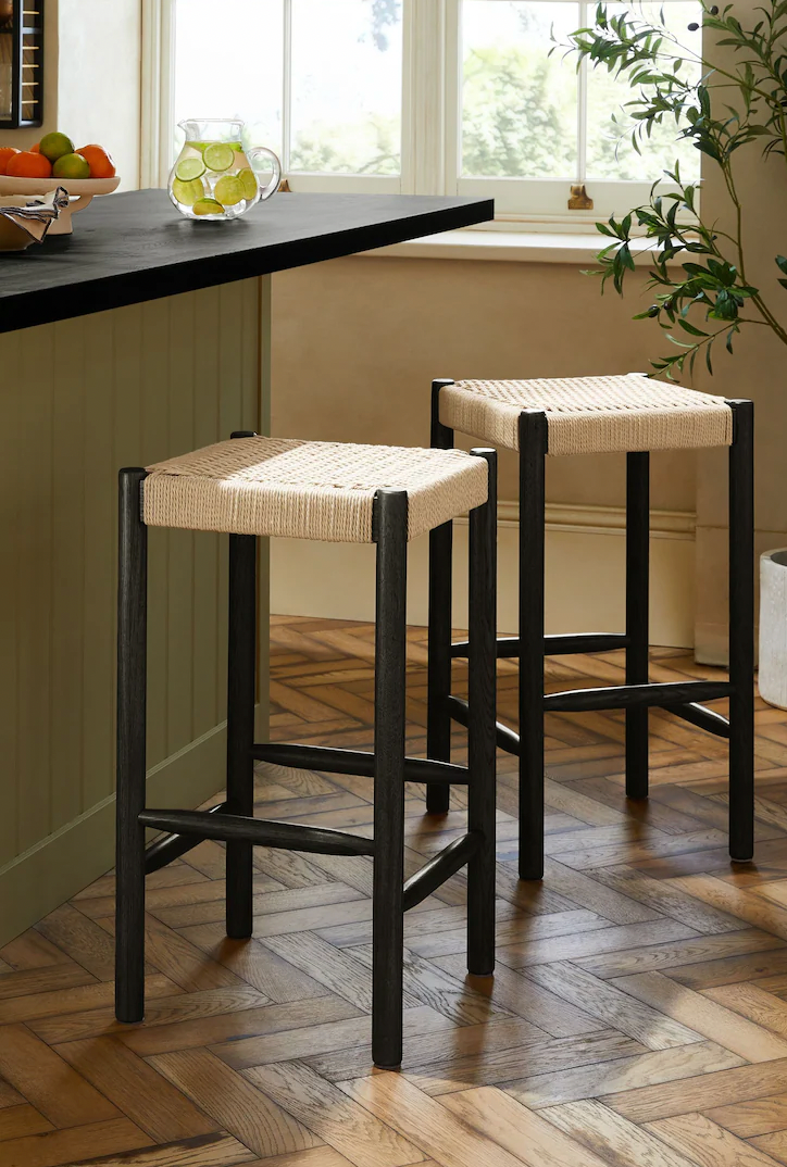 Oslo 2 Bar Stools, 65x35x35cm